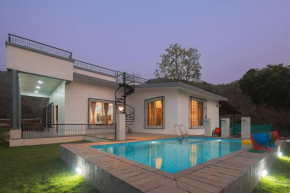 Enchanting Pastures by StayVista - A Hill-view villa with Pool, Lawn, Gazebo & Terrace